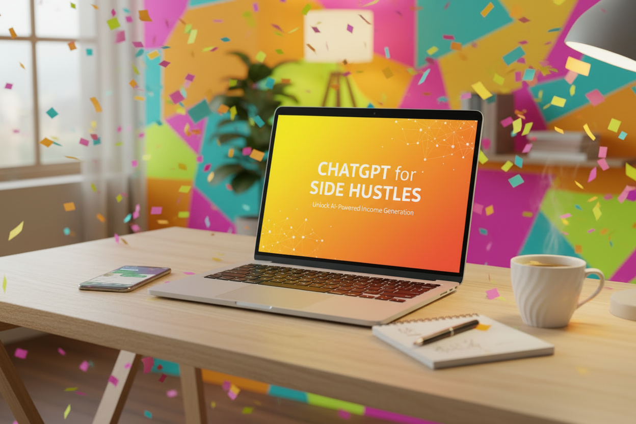 ChatGPT for Side Hustles - Bright & Vibrant