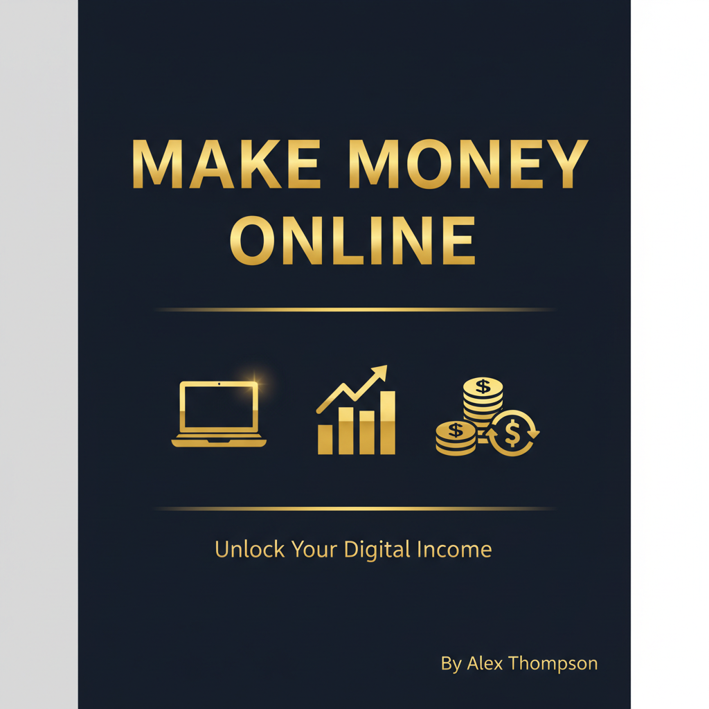 Digital ebook cover for The Ultimate Guide to Making Money Online