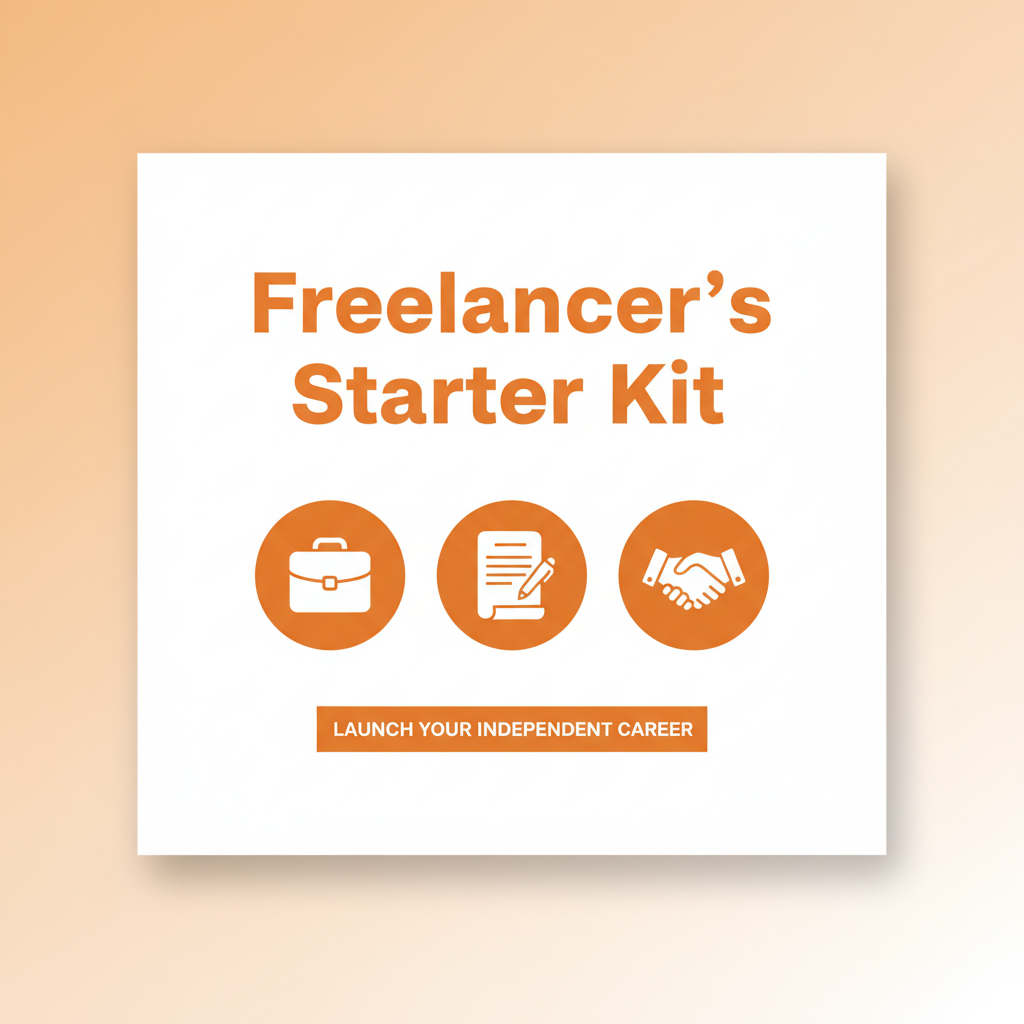 Digital product cover for Freelancer's Starter Kit