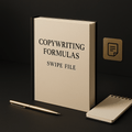 Copywriting formulas swipe file with 20 proven templates like AIDA and PAS for high-converting headlines and ads