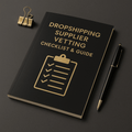 Dropshipping supplier vetting checklist guide for avoiding scams and negotiating shipping times