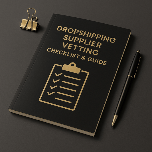 Dropshipping supplier vetting checklist guide for avoiding scams and negotiating shipping times