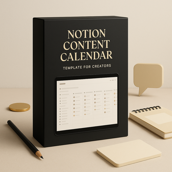 Notion Content Calendar Template for Creators