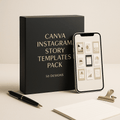 Canva Instagram Story Templates Pack (50 Designs)