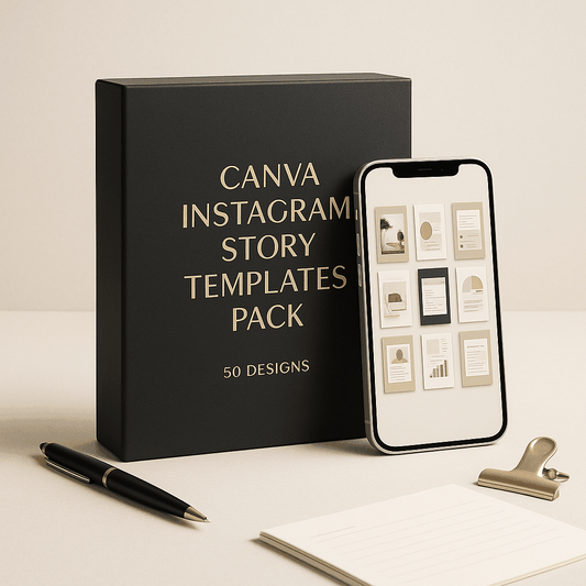 Canva Instagram Story Templates Pack (50 Designs)
