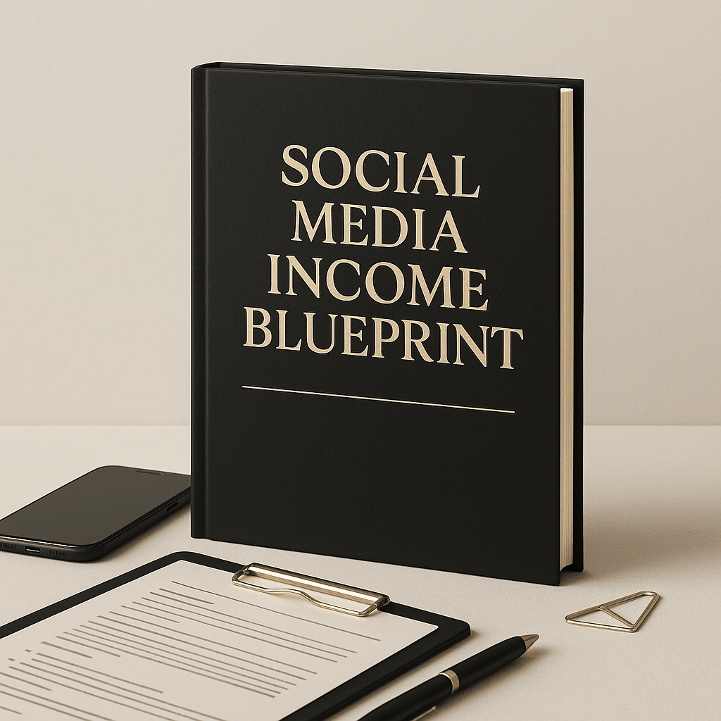 Social Media Income Blueprint digital guide for monetizing social media platforms and earning income